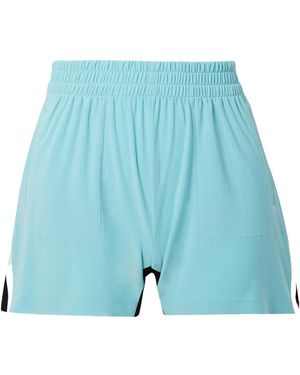 Norma Kamali Elastic Waist Shorts - Blue