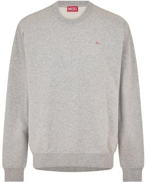 DIESEL Minimalist Structured Sweatshirt - Gray