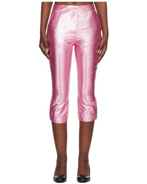 Edward Cuming Knee Jerk Capri Capri Trousers - Pink