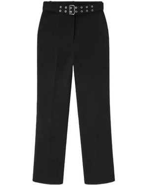 Ganni Belted Trousers - Black