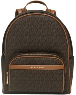 MICHAEL Michael Kors Bex Medium Signature Logo Backpack - Brown