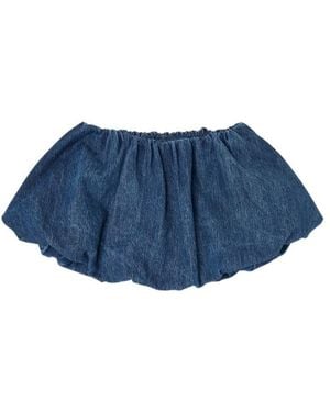 DIESEL De-Muj-Fsj2 Balloon Mini Skirt - Blue