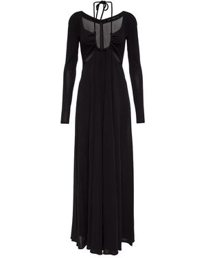 Proenza Schouler Cutout Jersey Maxi Dress - Black