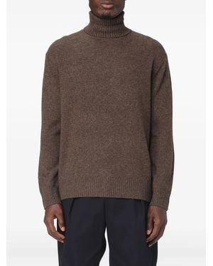 A.P.C. Turtleneck Sweater - Brown