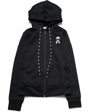 Fendi Zippered Casual Jacket - Black