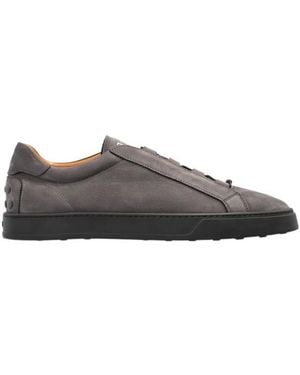 Tod's Round Toe Low-Cut Sneakers - Brown