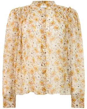 Isabel Marant Floral Shirt - Metallic