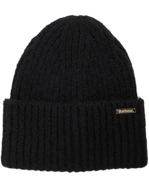 Barbour Solid Color Beanie - Black