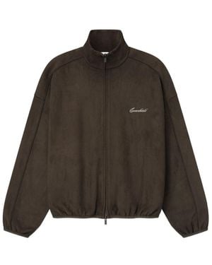 Fear Of God Essentials Logo-Embroidered Jacket - Brown