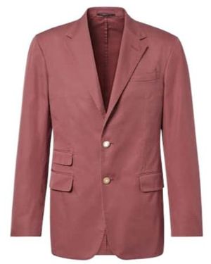 dunhill Cavendish Cotton Blazer - Red