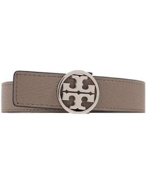 Tory Burch Miller Reversible Belt - White