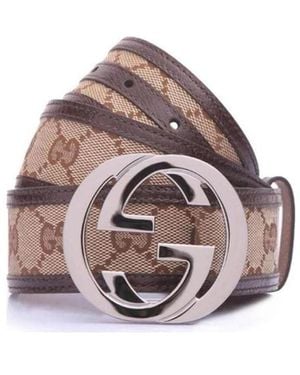 Gucci Gg Buckle Belt - Pink