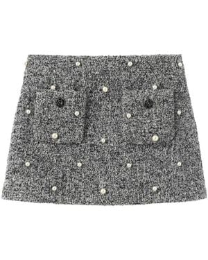 Marissa Chiara Woolen Skirt - Gray