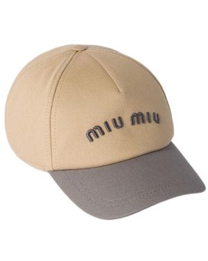 Miu Miu Corduroy Baseball Cap With Subtle Embroidered Logo - NWT miumiu logo denim and corduroy baseball cap #MiuMiuBoys  main image 4