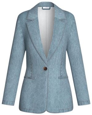 Marella Denim Blazer - Blue