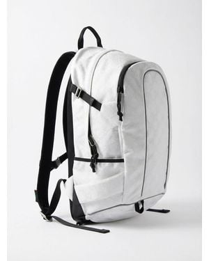 Gucci Monogrammed Zipped Small Backpack - Gray