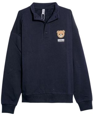 Moschino Long-Sleeved Sweatshirt - Blue