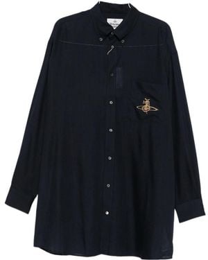 Vivienne Westwood Long Sleeve Shirt - Blue