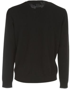 Emporio Armani Crew Neck Jumper - Black