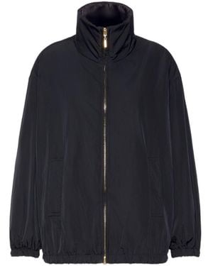 Max Mara Reversible Padded Bomber Jacket - Blue