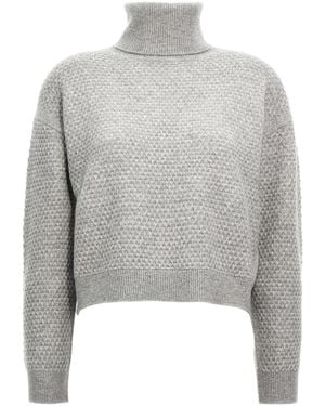 Max Mara Long-Sleeved Sweater - Gray