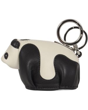 Loewe Panda Key Bag - White