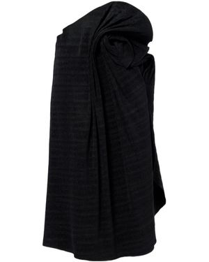 Magda Butrym Gathered Midi Skirt - Black