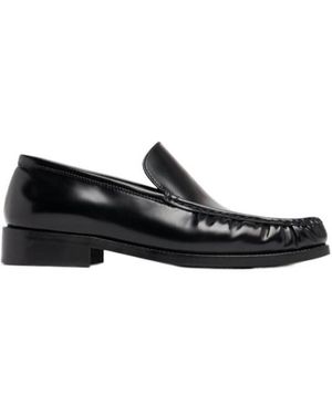 Acne Studios Round Head Loafer Shoes - Black