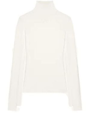 Courreges Courrèges Interlock Mockneck Jumper - White