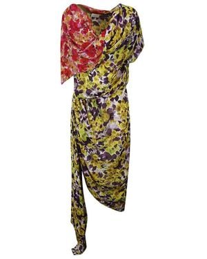 Dries Van Noten Logo Dress - Green