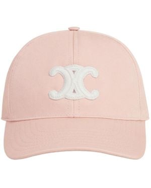 Celine Triomphe Baseball Cap - Pink