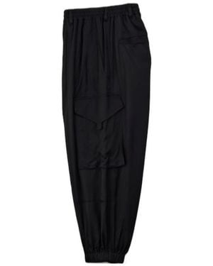 Y-3 Twill Trousers - Black