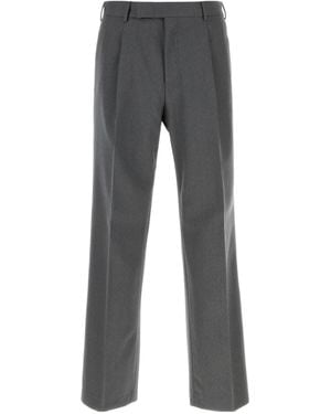Pt Pantaloni Pt Torino Quindici Pleated Trousers - Grey