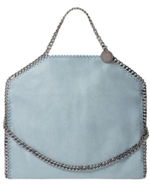 Stella McCartney Falabella Fold-Over Tote Bag - Blue