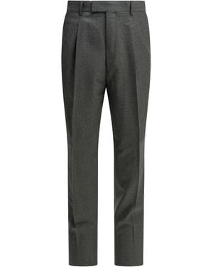 ZEGNA Casual Trousers With Belt Loops - Grey