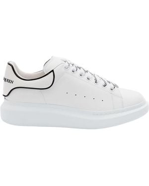 McQueen Oversized Lace-Up Trainers - White