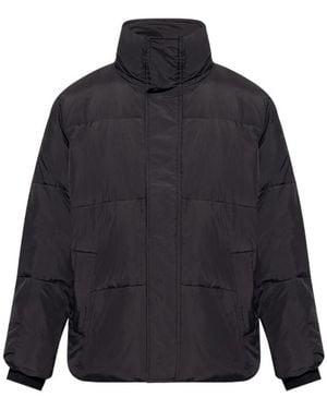 Etudes Studio Polaris Logo-Patch High-Neck Padded Jacket - Blue