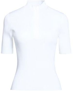 Tory Burch Solid Knit Sweater - White