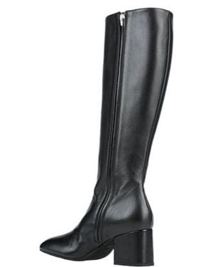 Marni Minimal Square-Toe Leather Boots - Black