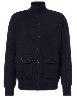Allude Knitted Cardigan - Blue