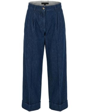 Gucci High-Waist Wide-Leg Jeans - Blue