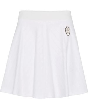 Brunello Cucinelli Cotton Pleated Skirt - White