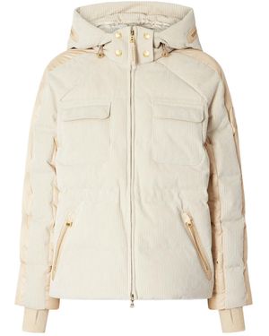 Bogner Marli Shell-Trimmed Corduroy Down Jacket - Natural