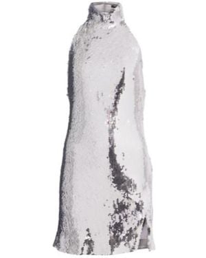 Balmain Sequined Minidress - White
