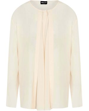 Giorgio Armani Silk Blouse - White