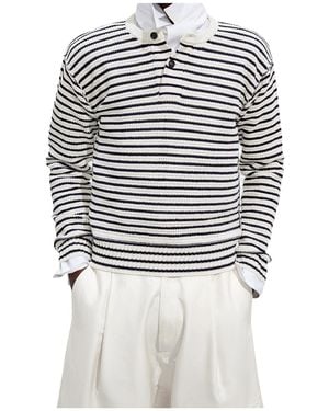 Bottega Veneta Cotton Crochet Jumper - White