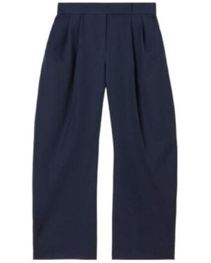 The Attico The Gary Long Trousers - Blue