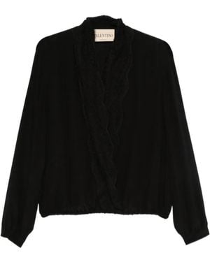 Valentino Long-Sleeved Top - Black