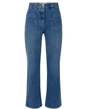Elisabetta Franchi Palazzo Jeans - Blue