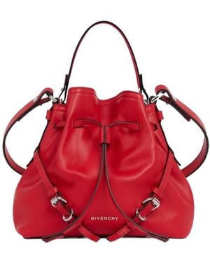 Givenchy Mini Voyou Bucket Bag - Red